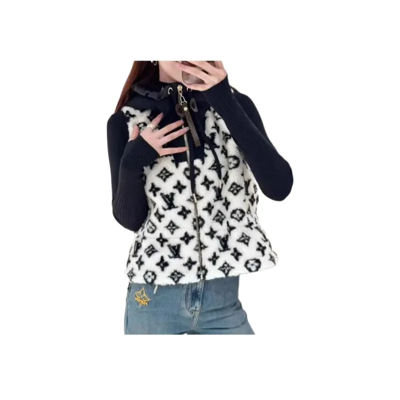 LOUIS VUITTON Monogram Teddy Peplum Gilet-3