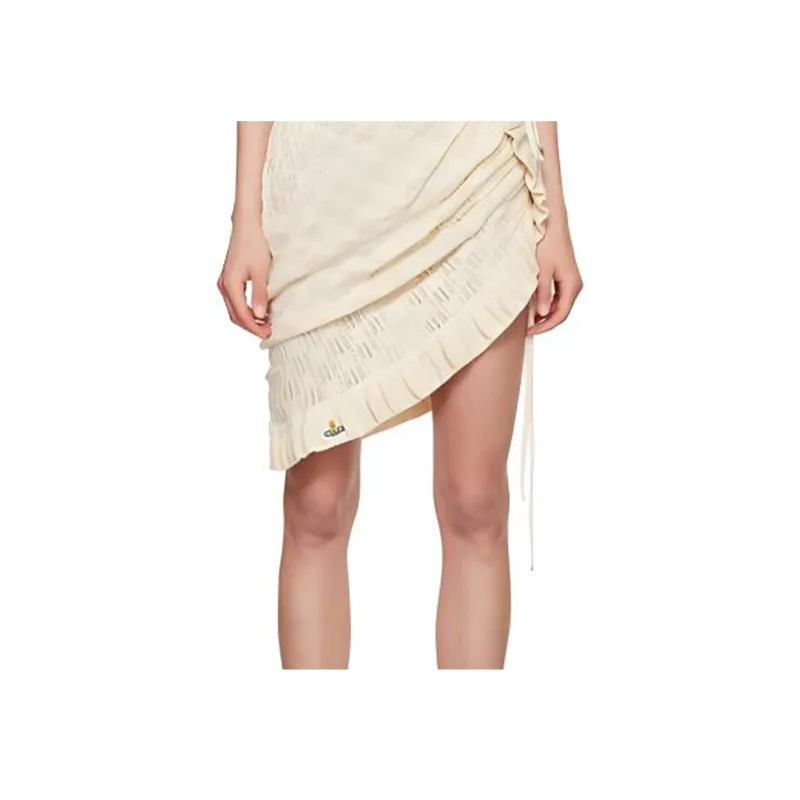 Vivienne Westwood Casual Short Skirts Women's Cream White-4