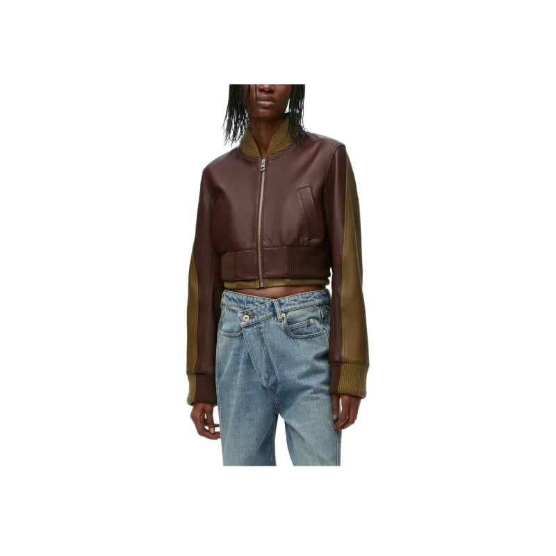 LOEWE Bomber Jacket 'Dark Chocolate'-1