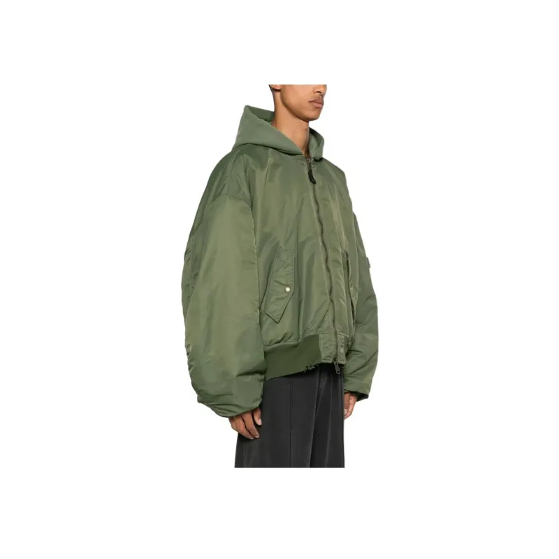 Balenciaga Zip Up Hooded Jacket-3