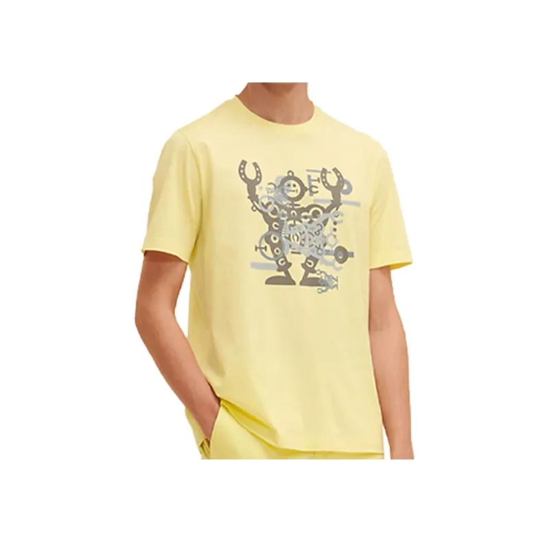 HERMES SS21 T Shirt Unisex Lemon Water-3