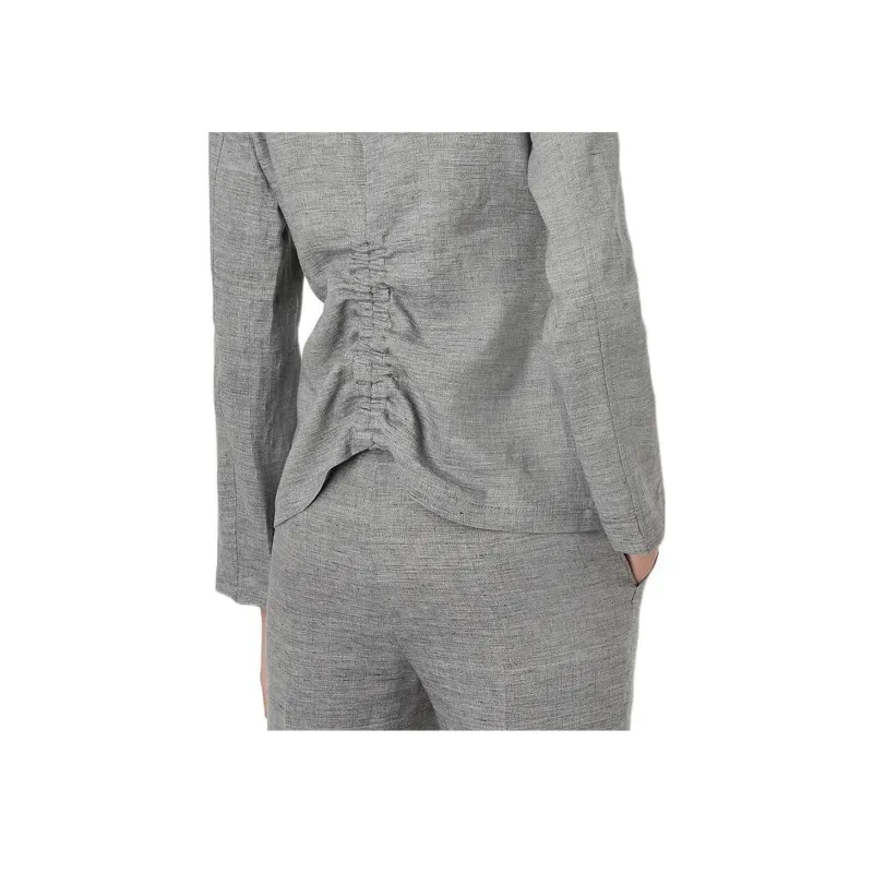 EMPORIO ARMANI Jackets Coats Women's Light Gray-3