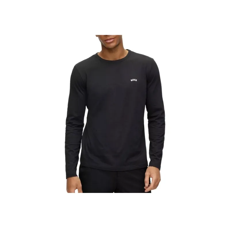 Boss Logo print T shirt-2