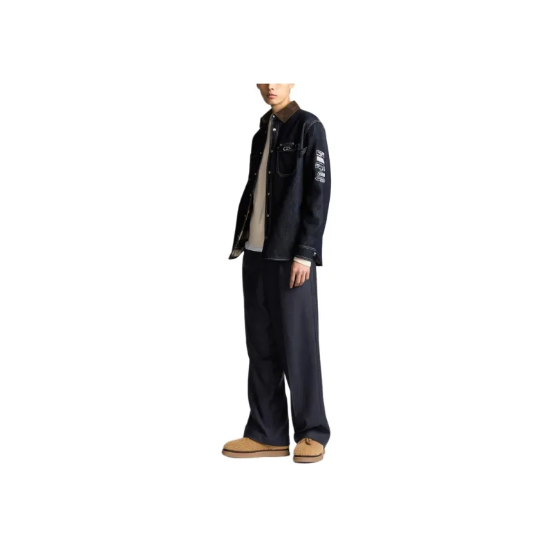 DIOR Collared Button Up Denim Shirt-2