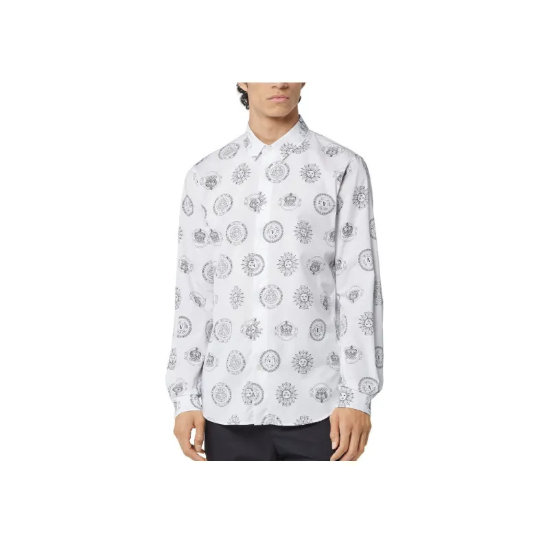 VERSACE JEANS COUTURE Shirts Men White-1