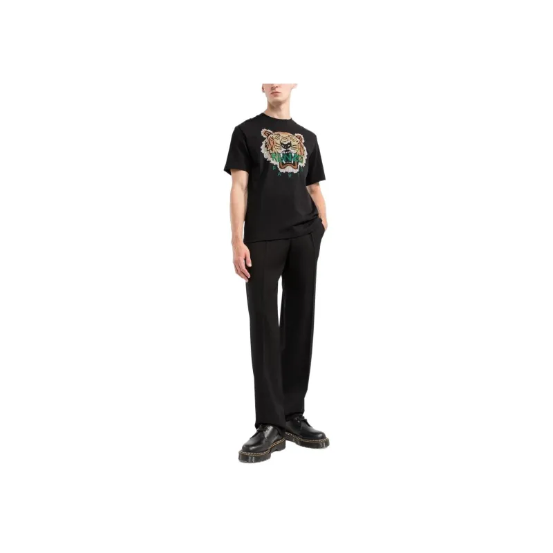 KENZO Classic Tiger Head FW22 T Shirt Men's Black-3