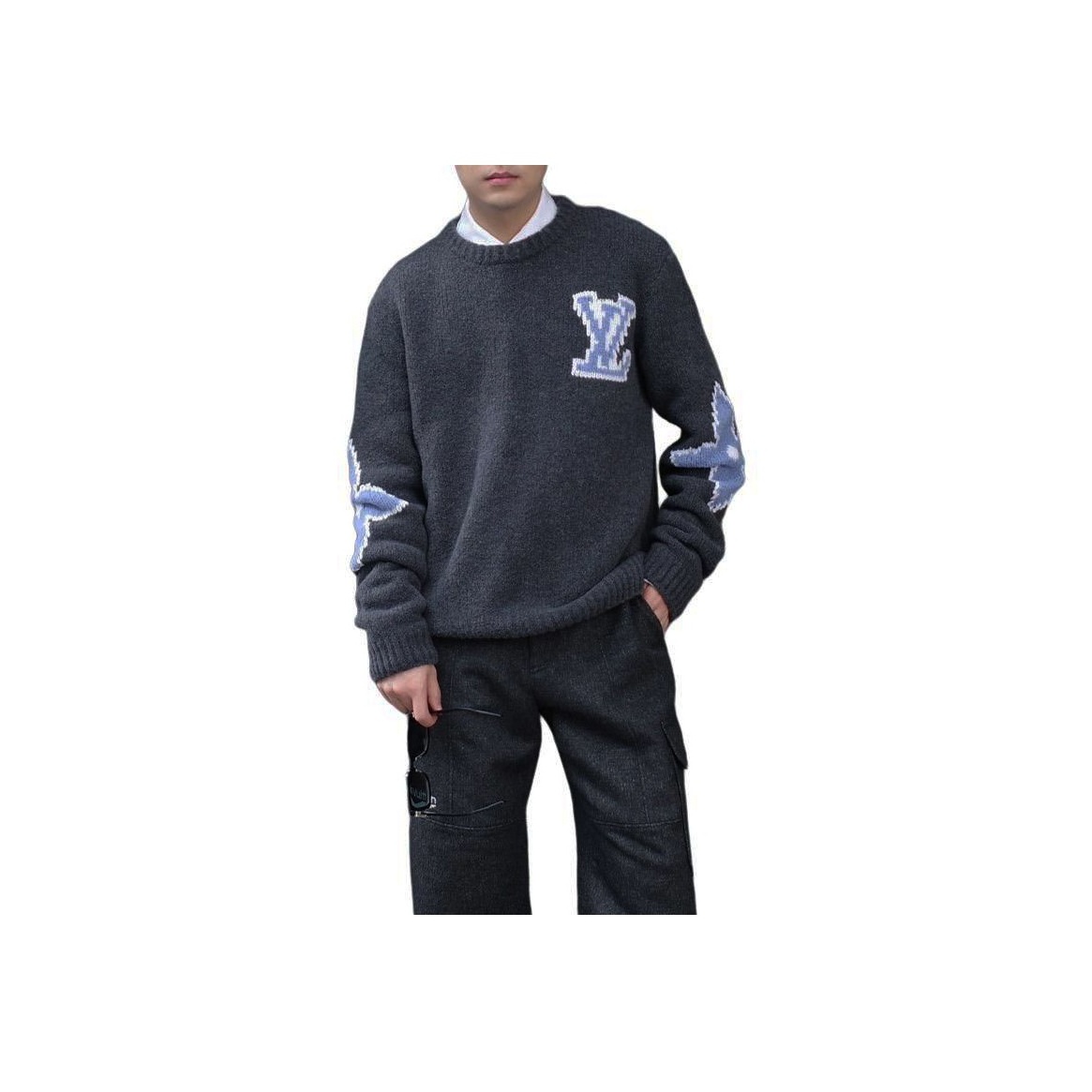 LOUIS VUITTON Chunky Wool Blend Pullover - POIZON