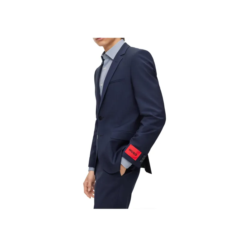 Hugo Single breasted Wool blend Blazer-3