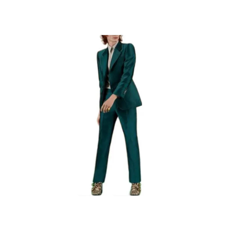 GUCCI Jackets Men Peacock Green-3