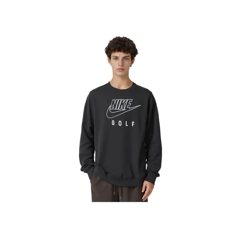 Nike Swoosh Club Fleece Men's Golf Pullover Crew Neck Sweatshirt-1