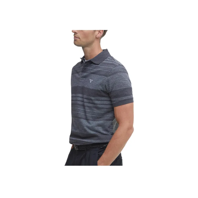 BARBOUR FW24 Polo Shirt Men's Charcoal Gray-3