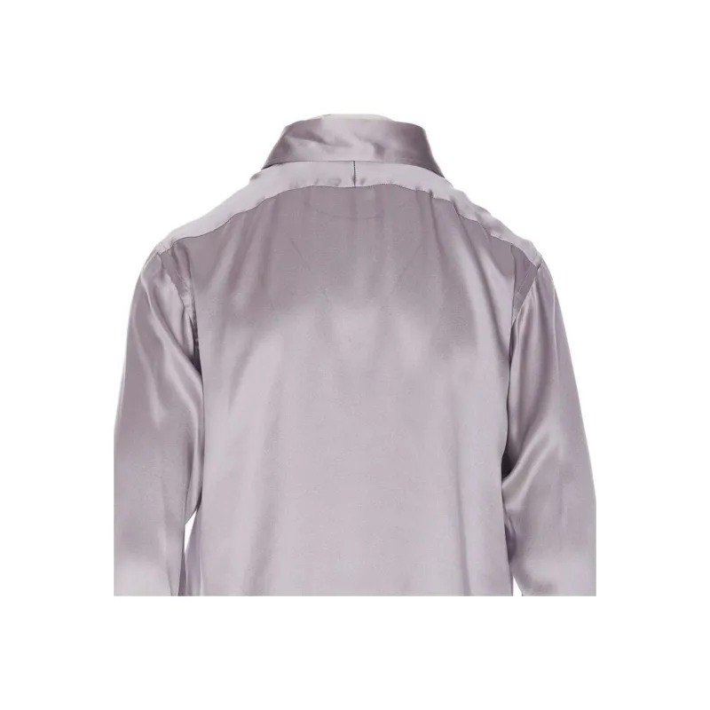 TOM FORD Fluid Charmeuse Satin Shirt-3