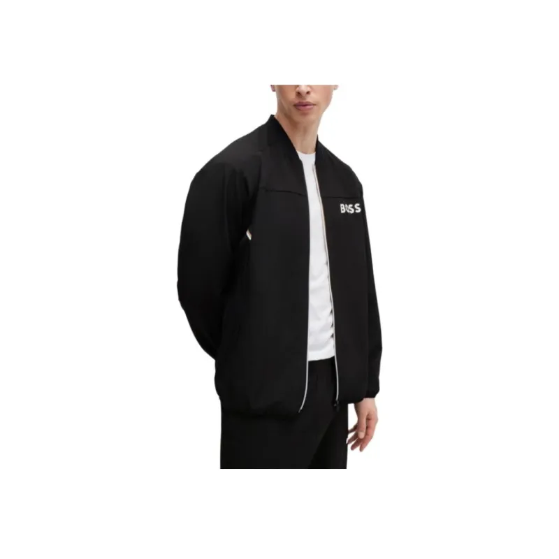 HUGO BOSS Logo Printed Zipped Jumpsuit-2