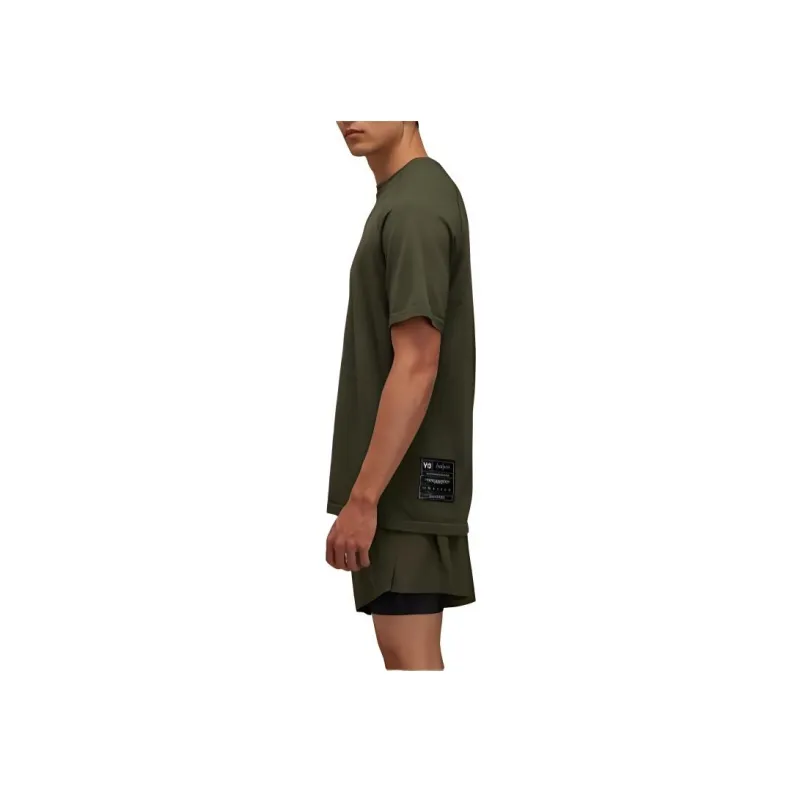 Y 3 Logo patch T shirt-4