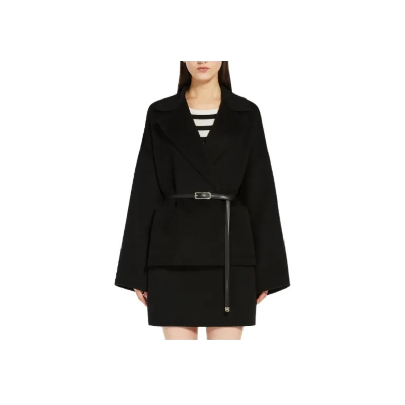 MaxMara Studio Blasy Collection Jackets & Coats Women's Black-2