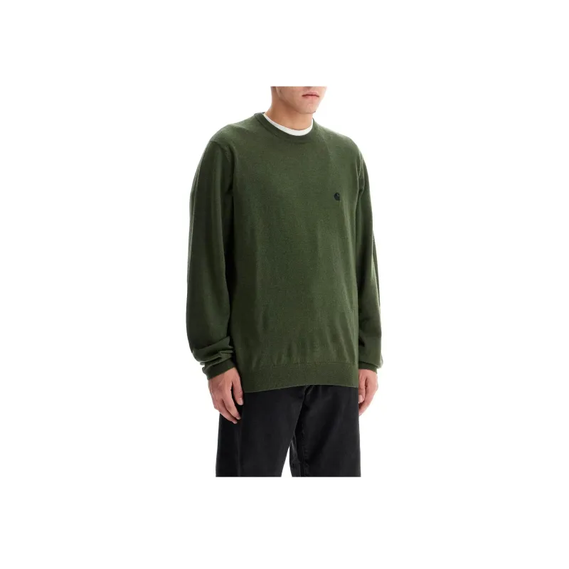 Carhartt WIP Madison Logo Embroidered Crewneck Jumper-3
