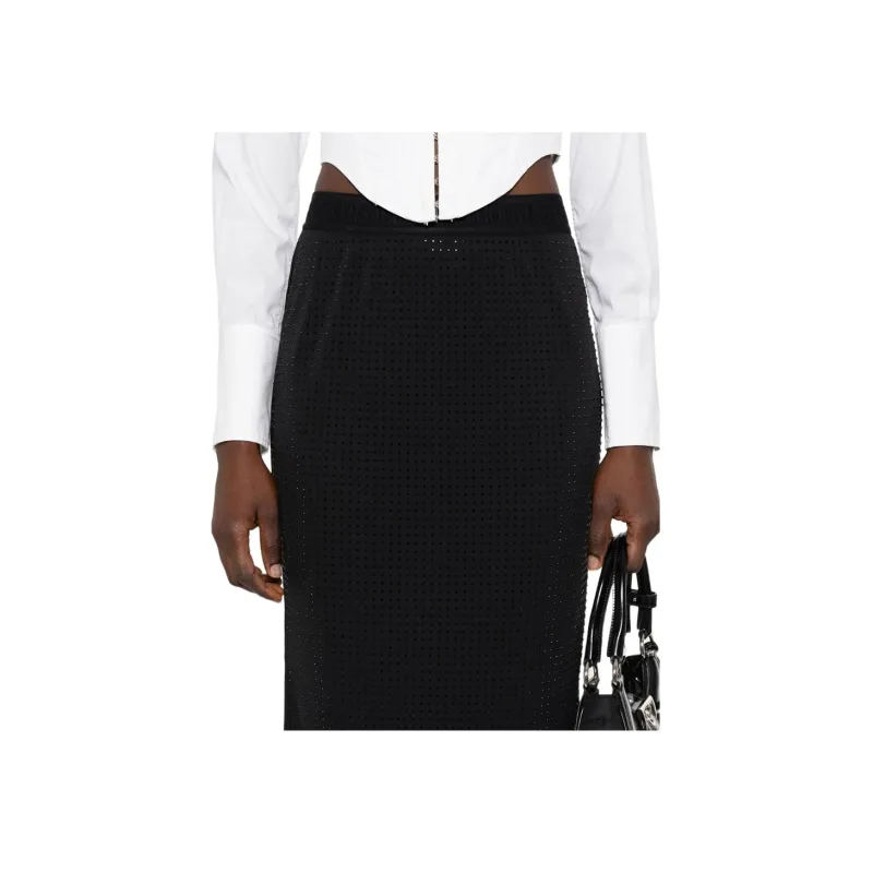 VERSACE JEANS COUTURE Embellished Midi Skirt-3