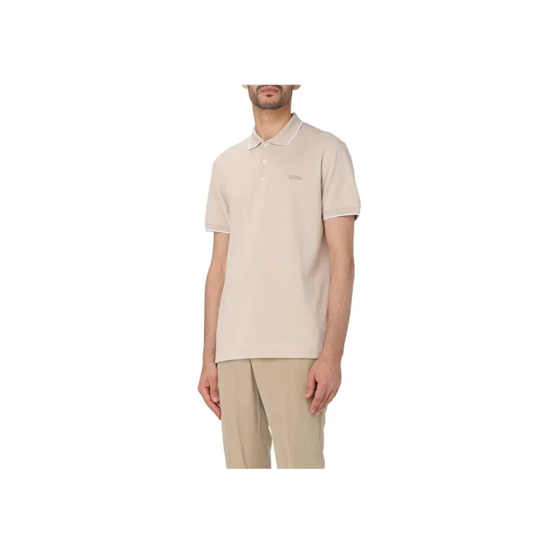 Ermenegildo Zegna Logo embroidered Polo Shirt-2