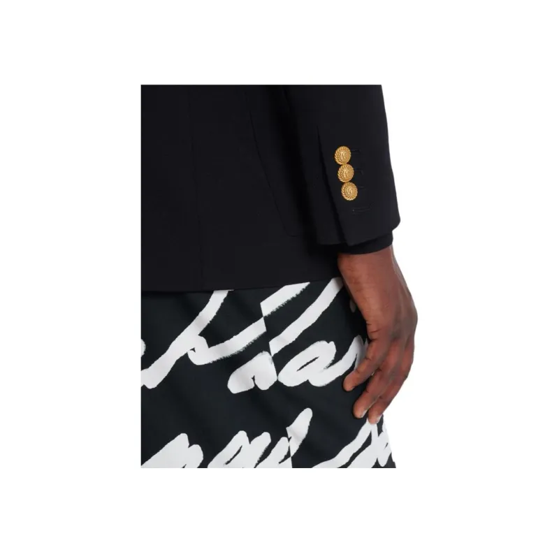 BALMAIN Double Breasted Buttoned Blazer-5