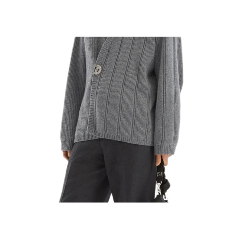 FENDI Open Front Knitted Cardigan-5
