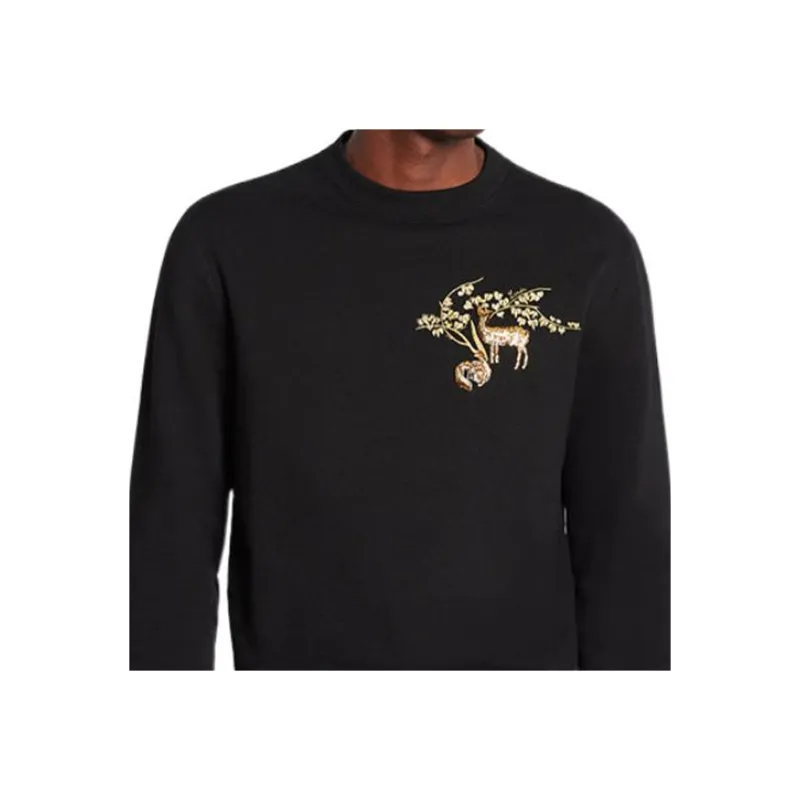 Lanvin Sweatshirts Men Black-4