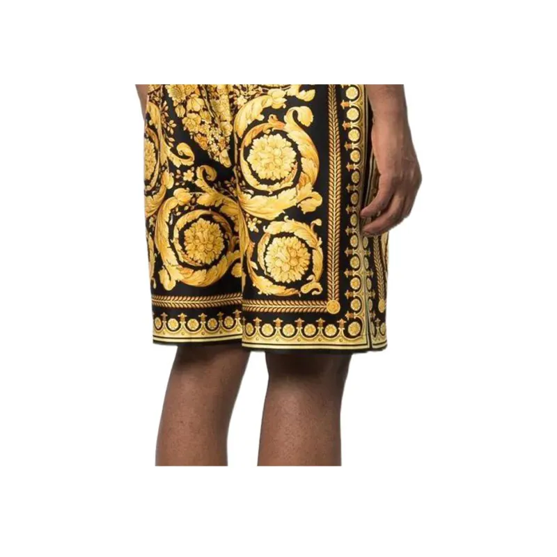 VERSACE Barocco Printed Bermuda Shorts-6