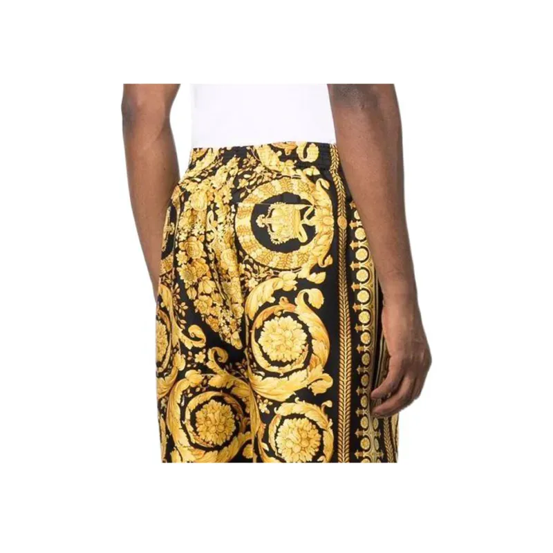 VERSACE Barocco Printed Bermuda Shorts-5