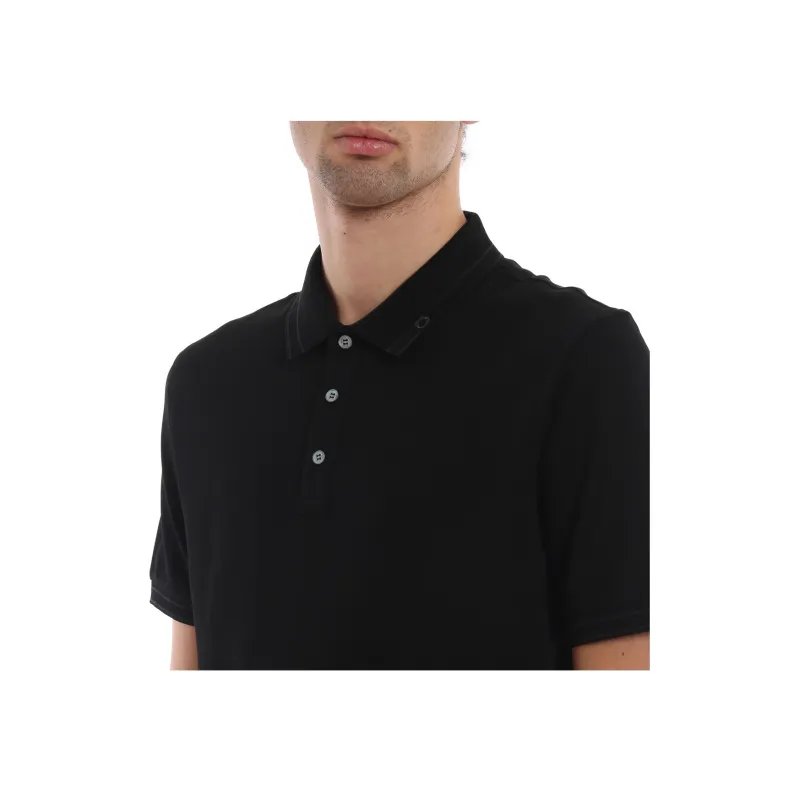 Ferragamo Polo Shirts Men Black-2