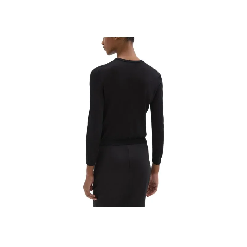 THEORY Crewneck Knitted Cardigan-2