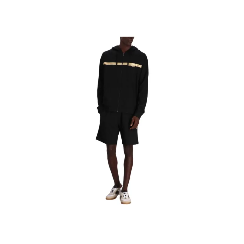 Boss Logo print Hoodie-1