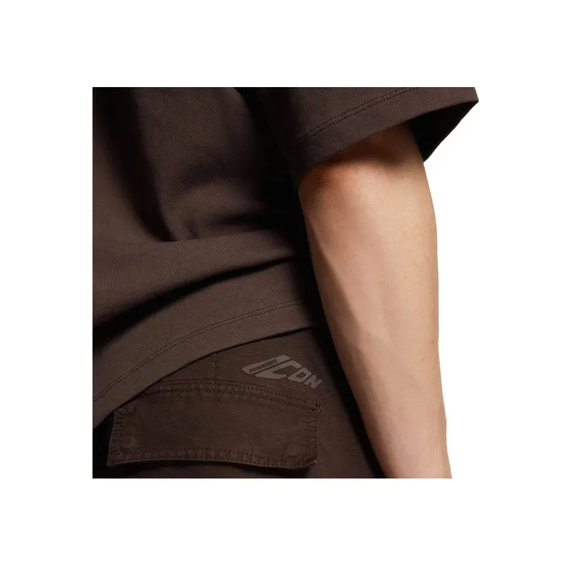 DSQUARED 2 Icon Logo Patch Cargo Pants-3