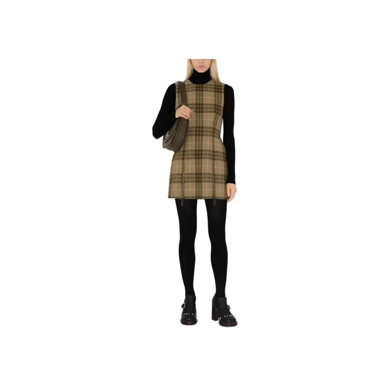 Burberry Checked Mini Dress-1