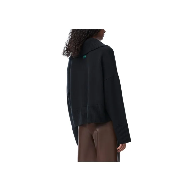 LOEWE Polo collar Wool Sweater-3