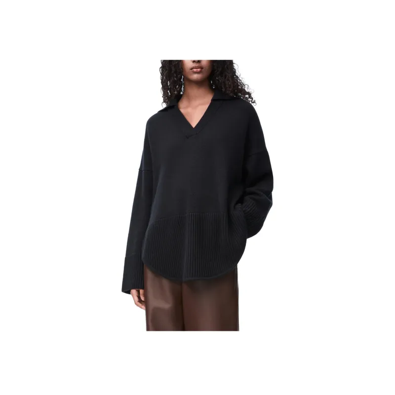 LOEWE Polo collar Wool Sweater-1