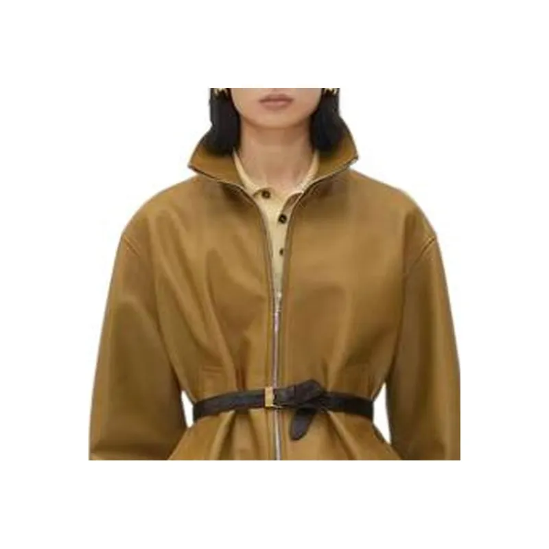 Bottega Veneta Zipped Leather Jacket-5