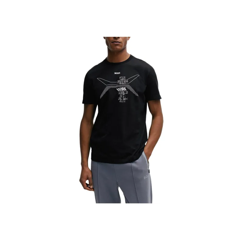 Boss Graphic print Cotton T shirt-2