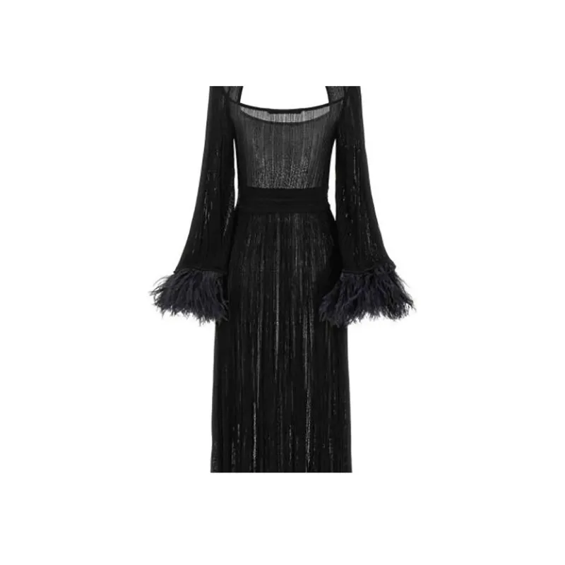 Antonino Valenti Long-Sleeved Dresses Women's Black-4