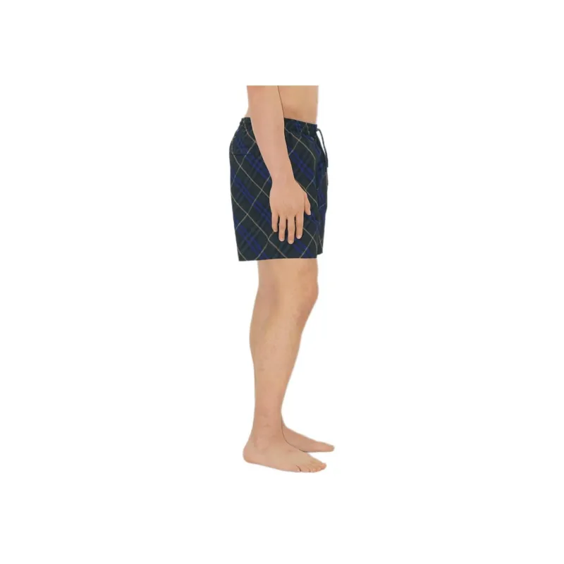 Burberry Checkered Drawstring Swim Shorts-3