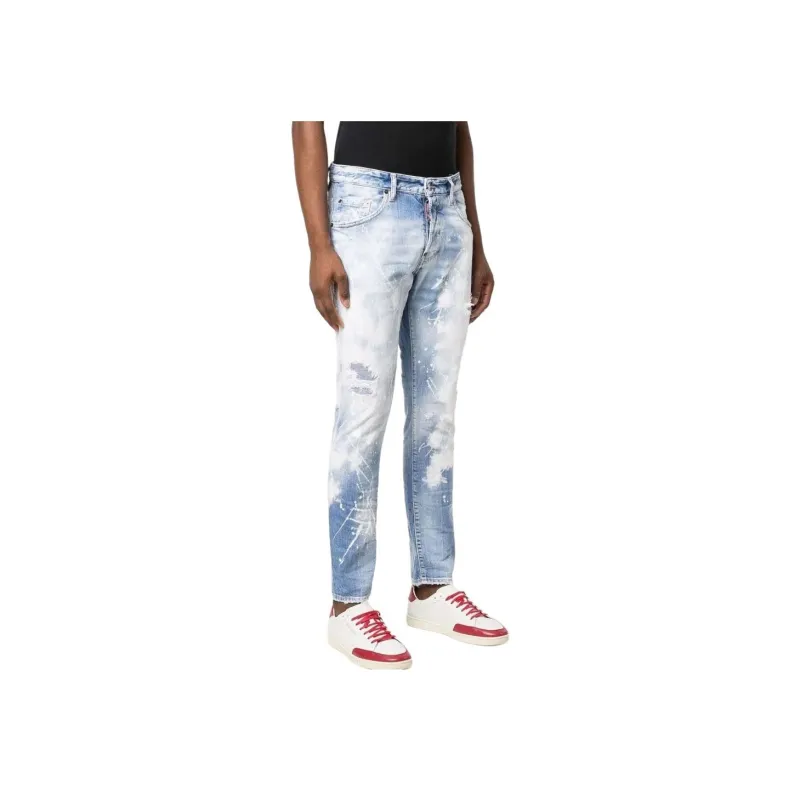 DSQUARED 2 Distressed Skinny Jeans-6