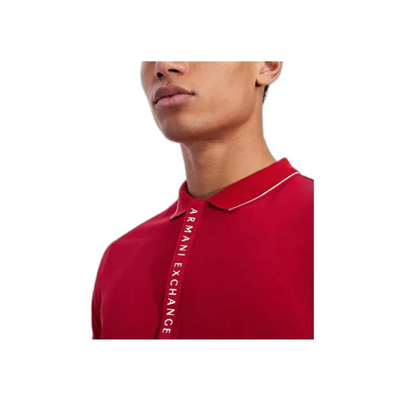 ARMANI EXCHANGEAE SS23 Polo Shirt Men's Red-3