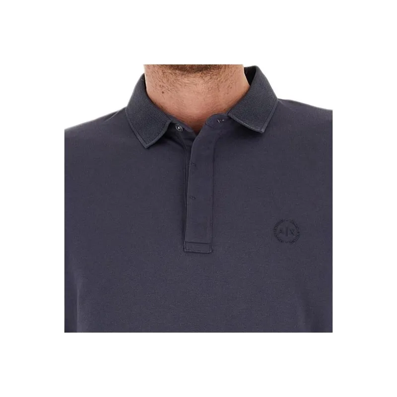 ARMANI EXCHANGEAE Polo Shirt Men's Marine Blue-3