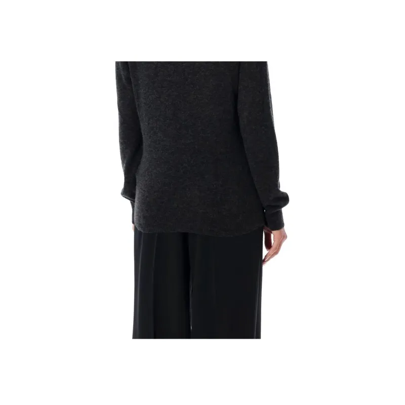 SAINT LAURENT Crewneck Long Sleeved Jumper-5