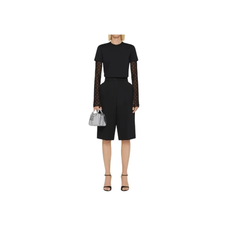 Givenchy Layered Long Sleeves Crewneck T Shirt-1
