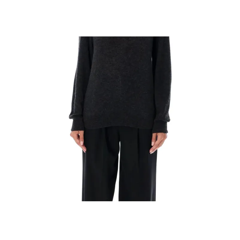 SAINT LAURENT Crewneck Long Sleeved Jumper-3