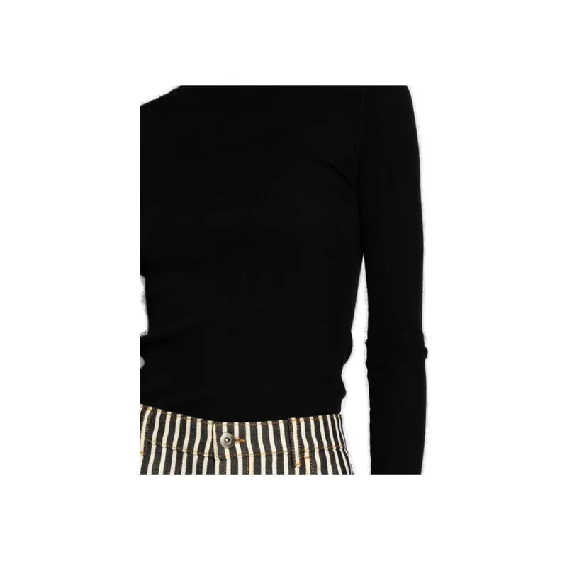 Bottega Veneta Ribbed High Neck Sweater-3