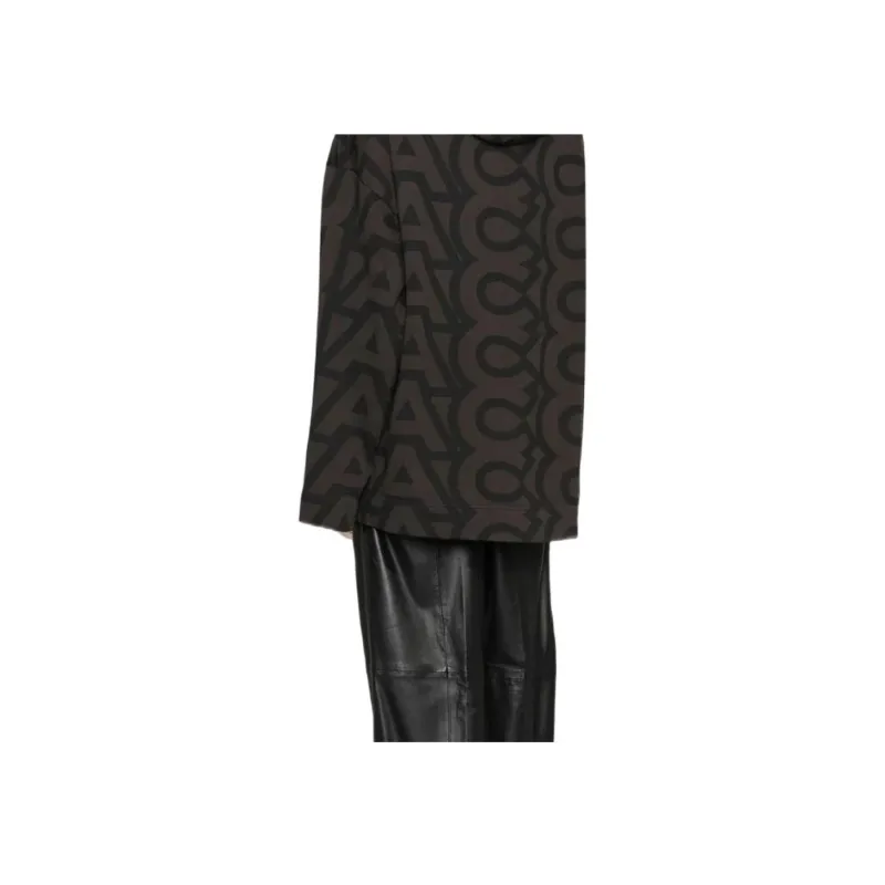MARC JACOBS Monogram Oversized Drawstring Hoodie-5