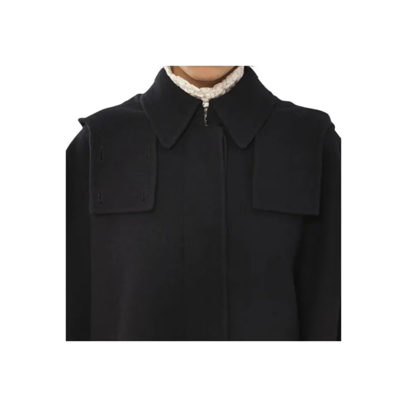 Chloé Wool blend Hooded Cape-5