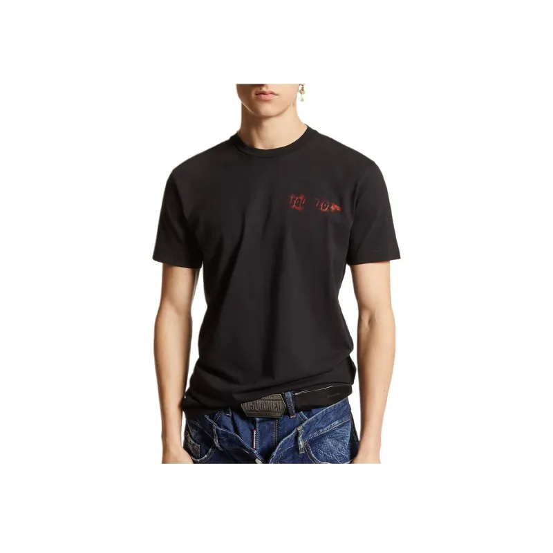 DSQUARED 2 Graphic-print Cotton T-shirt-2
