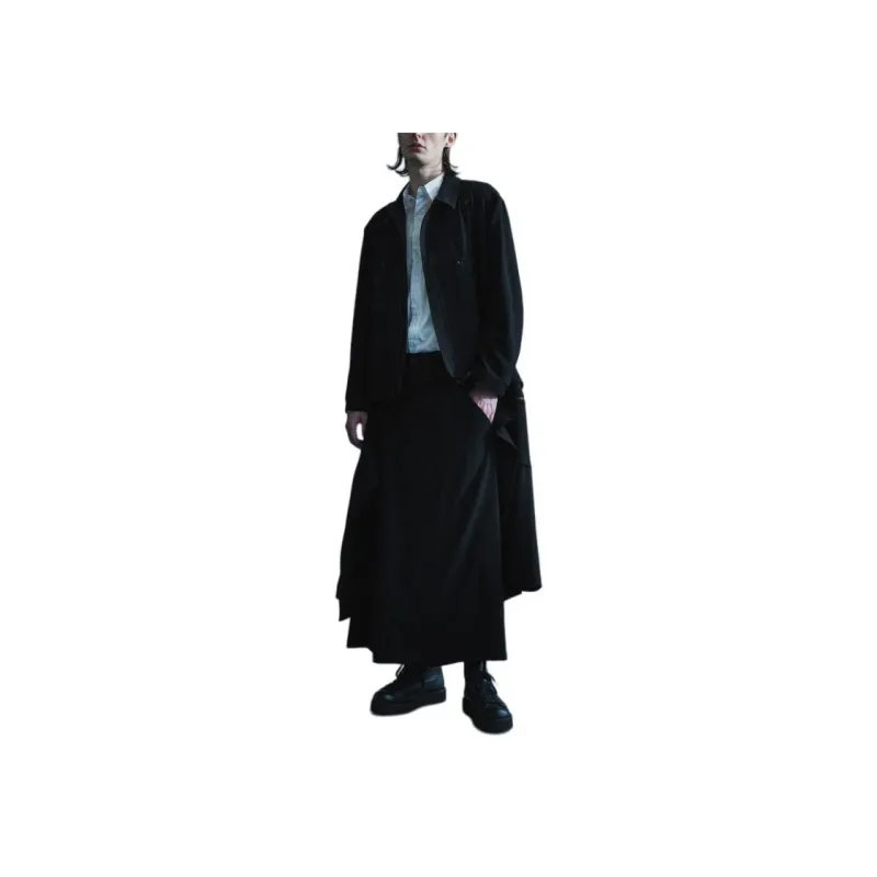 Yohji Yamamoto Pour Homme FW24 Coats Men's Black-4