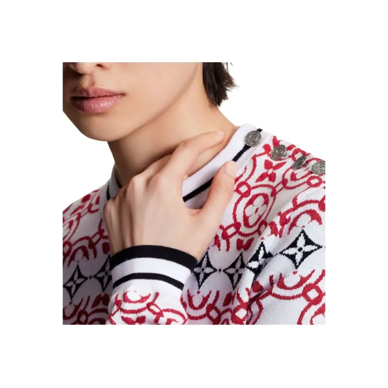 LOUIS VUITTON Knitwear Women's Red-5